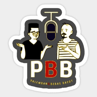 palembang punya bacot 3 Sticker